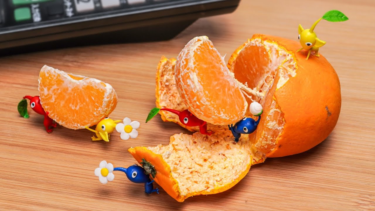 DIY Pikmin carrying orange - Polymer Clay Tutorial