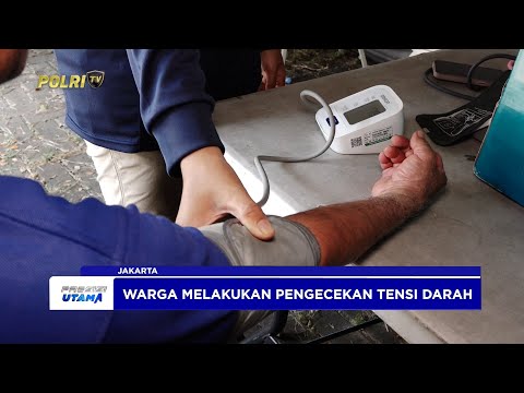 RATUSAN WARGA MANFAATKAN LAYANAN KESEHATAN GRATIS POLRES JAKARTA BARAT