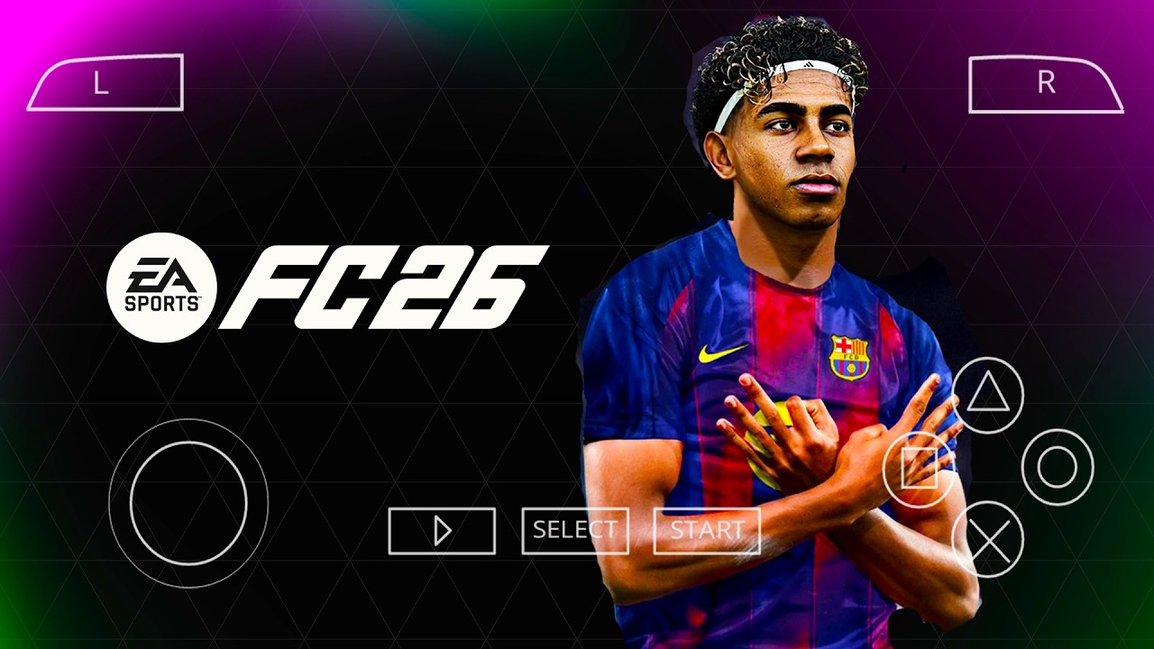 🤩INCREIBLE! Nuevo FC 26 PPSSPP Con FACES ULTRA HD, KITS y EQUIPOS 2026