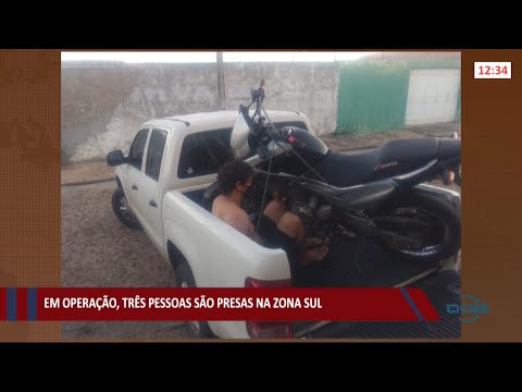 Em operacão, treÌ‚s pessoas saÌƒo presas na zona sul 13 08 2021