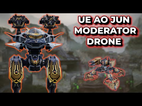 WR - UE Ao Jun UE Avenger W/ Moderator Drone - Locks Enemies In Stealth Flight | War Robots