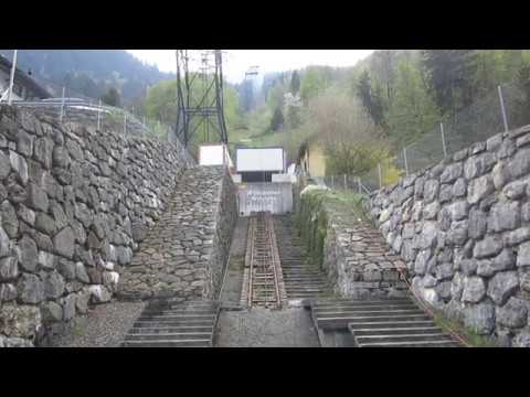 Luftseilbahn Lauterbrunnen - Grütschalp (-Mürren) Bergfahrt - cable car Switzerland
