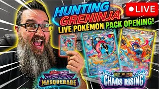 🔴LIVE POKEMON RIP & CHILL - WHO LET THE FROGS OUT! Twilight Masquerade & Chaos Rising