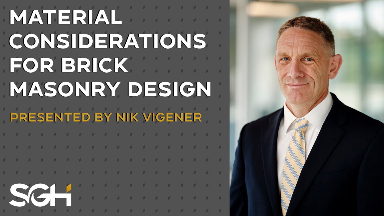 Material Considerations for Brick Masonry Design