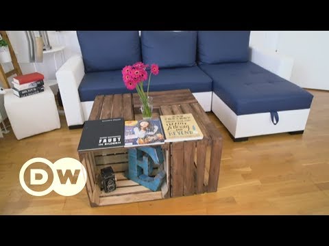 Ein Couchtisch aus Obstkisten | DW Deutsch