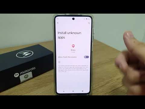 How to allow unknown sources on Moto G50