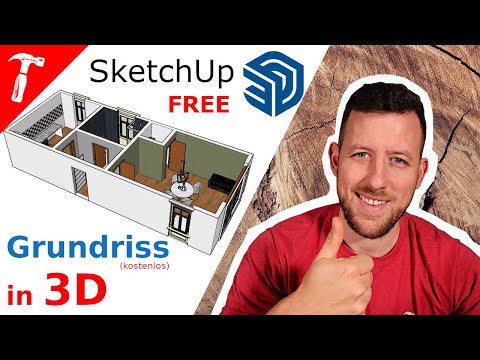 3D Grundriss - kostenloser Sketchup-Kurs