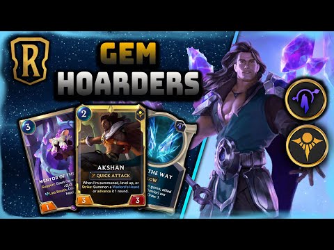 Gem Hoarders | Akshan & Taric Out Of The Way Deck | Patch 2.12 | Legends of Runeterra
