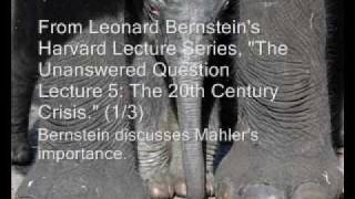 (1/3) From Leonard Bernstein's "The Unanswered Question Lecture 5"