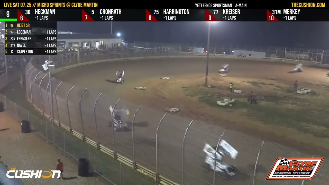 Live from the Clyde - July 25, 2026 Yeti Fence Sportsman A Main Highlights