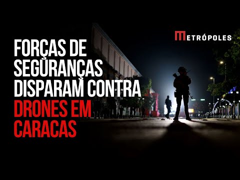 Drones sobrevoam palácio presidencial da Venezuela e forças de segurança abrem fogo