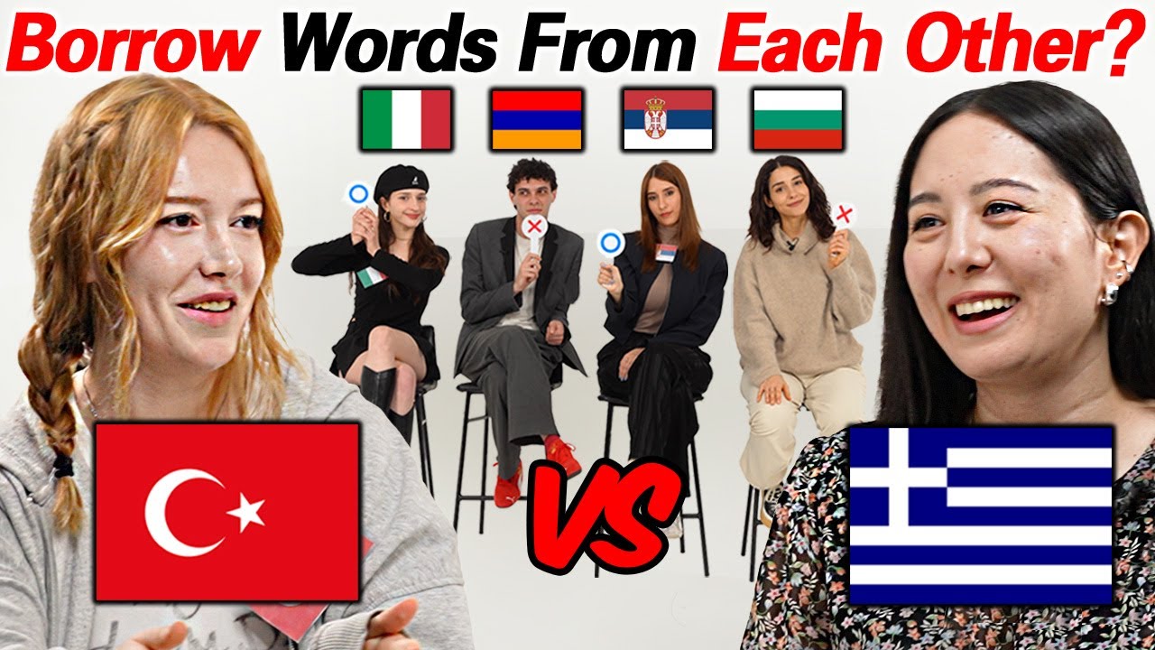 Turkish vs Greek l Did They Borrow Words From Each Other?  How Similar Are They?