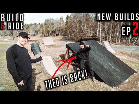 BUILD & TEST RIDE ON THE NEW LINE AT MY MTB COMPOUND!! NEW BUILDS EP 2