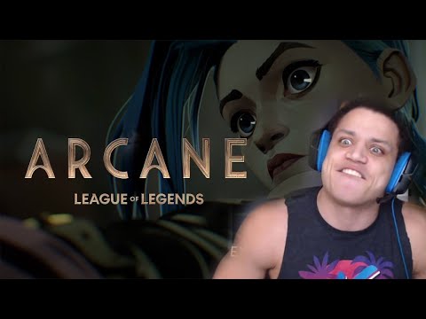 TYLER1 Reacting to "ARCANE | OFFICIAL TRAILER" (+Chat Reaction)