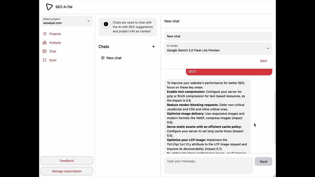 SEO AI Pal demo video