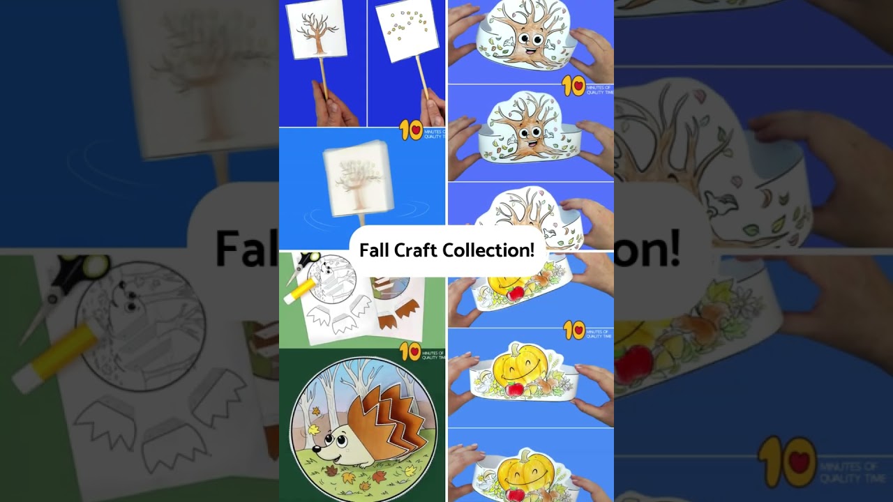 5 Fall Craft Ideas for Children – DIY Autumn Projects