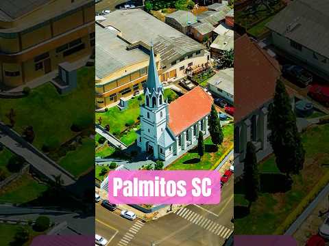Drone filma Palmitos SC 🤩#palmitos #oestesc #santacatarina