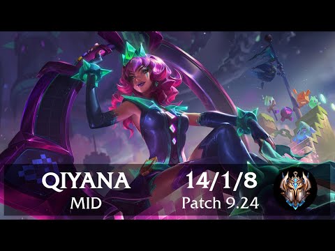 Qiyana Mid vs Diana | Pinoy Challenger Replay Preseason Patch 9.24