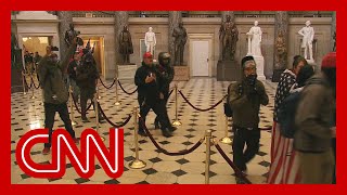 See stunning video of rioters inside Capitol
