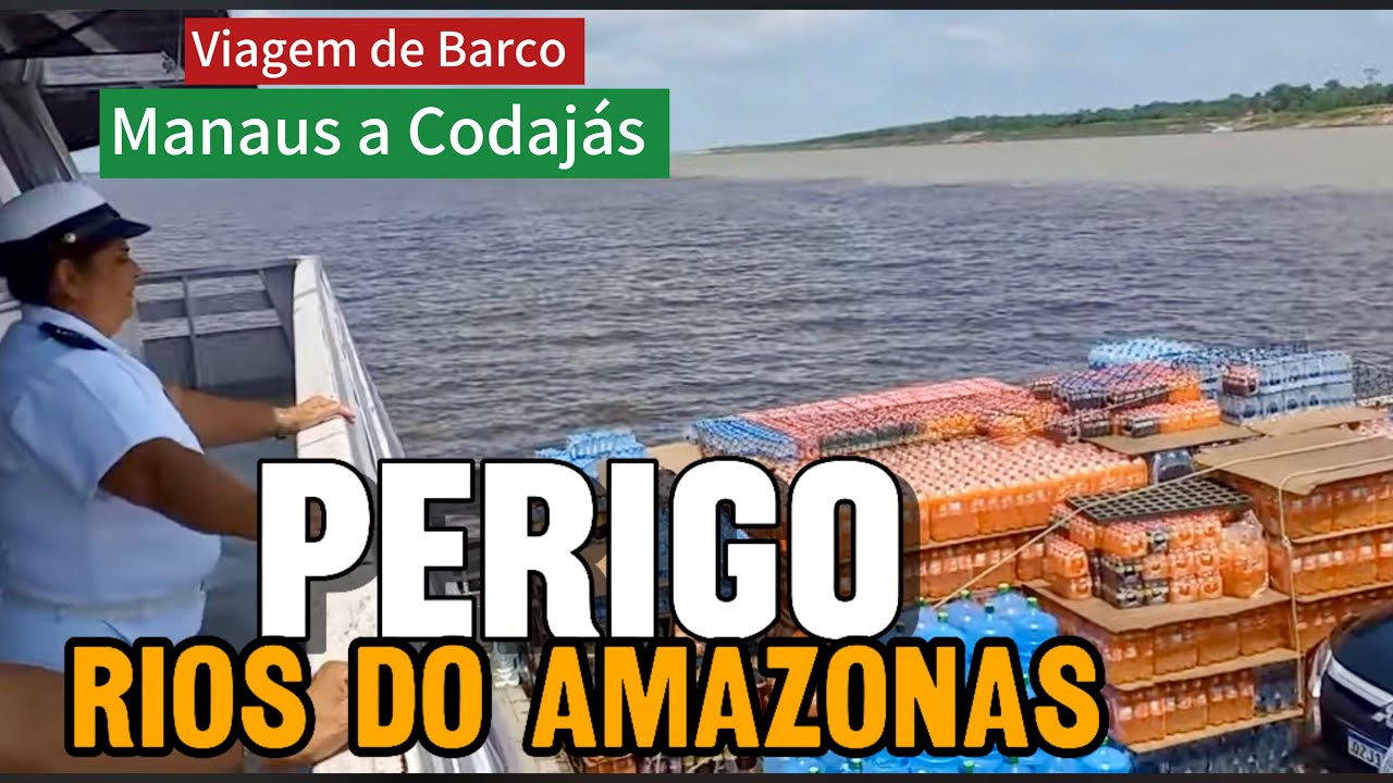 DOCUMENTÁRIO: Como é viajar de BARCO durante a SECA no Amazonas Manaus a codajás - Am