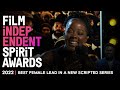 THUSO MBEDU Wins BEST FEMALE Performance In A New Scripted Series At The 2022 Spirit Awards
