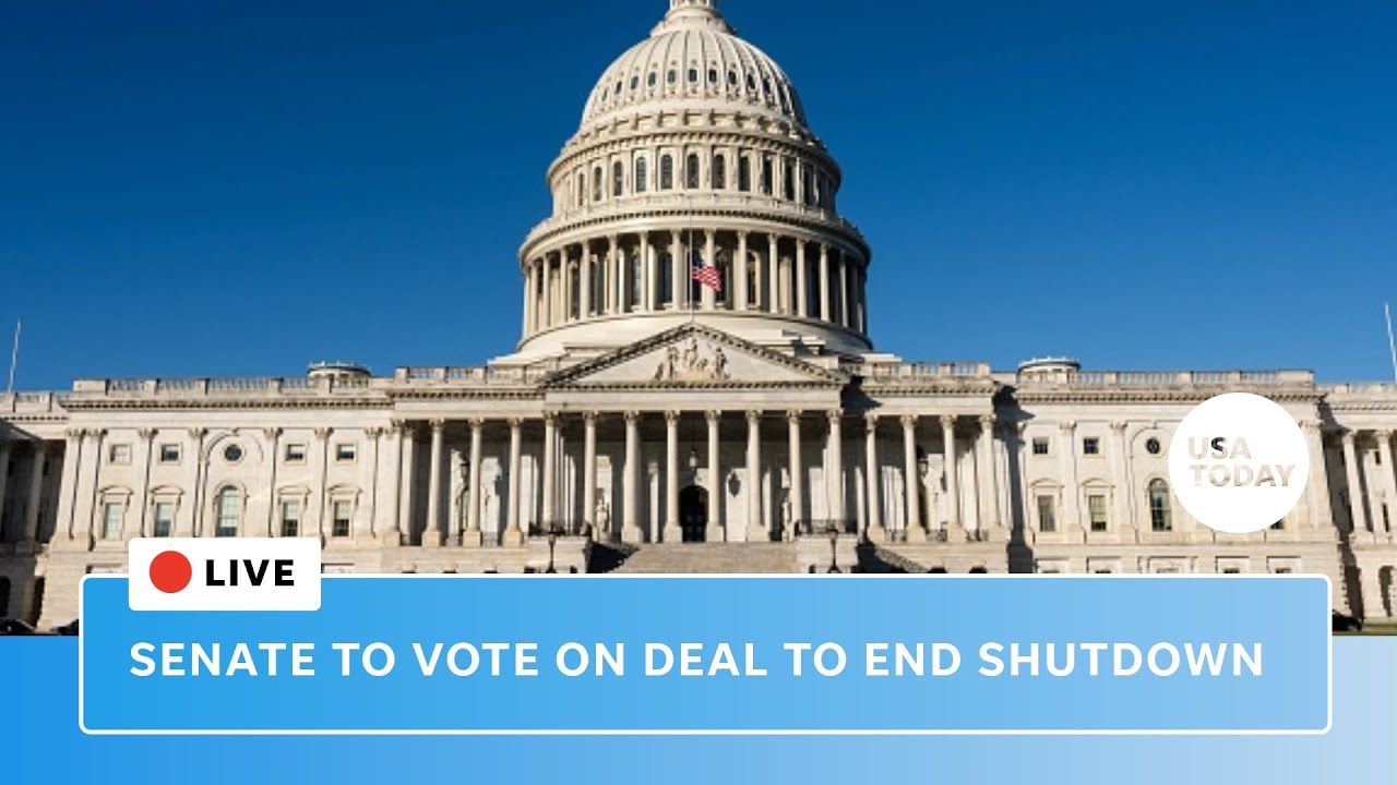 Watch live: Senate reconvenes to advance measure to end shutdown
