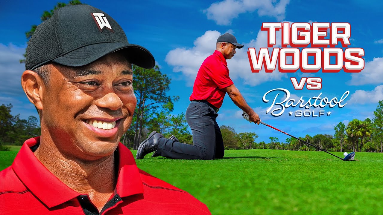 Miniatura del vídeo Tiger Woods Challenges Us To A Long Drive Contest por Fore Play Golf