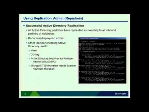 VMworld 2011: bca1709 - Successfully Running Active Directory in a Virtualized Environment
