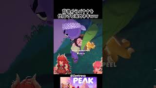 背後に忍び寄りバナナトラップを仕掛ける海外ネキｗｗ #PEAK #shorts #peakgame