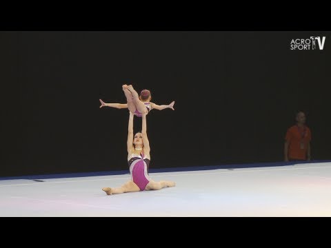 Sachsenpokal Riesa 2012 Age Group Balance Women's Pair Germany - Tanja Scholte, Jördis Leppuhner