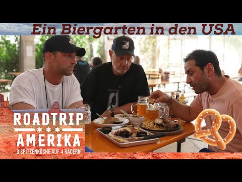 IM BIERGARTEN! 🍺 Ein Stück Heimat für die Spitzenköche | Roadtrip Amerika | Kabel Eins