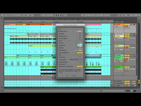 Ableton Live 9 Tutorial - Part 7: Exporting Audio