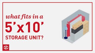 Storage Unit Size Guide - 5'x10'
