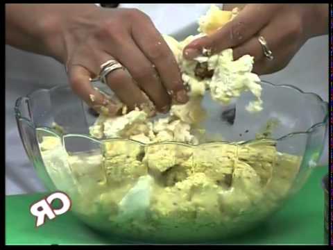 COCINA RICA TV - Pastel mandi'o con carne vegetal