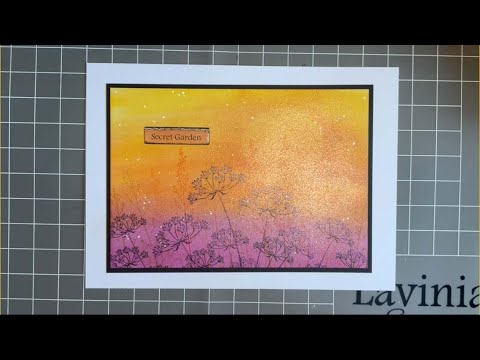 The Summer Secret Garden by Jo Rice - A Lavinia Stamps Tutorial