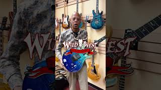 Video thumbnail for PRS Wood Library Custom 24 Floyd Rose Blue Fade Flame Maple Neck 🔥 by Wild West Guitars
