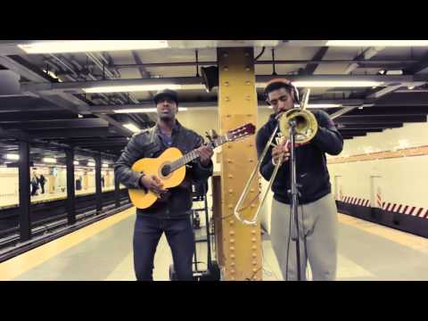 Damiyr & Ebone Underground jamming on the platform!!!!