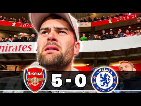 POCHETTINO HANG YOUR HEAD IN SHAME!! | Arsenal 5 - 0 Chelsea | Match Day Vlog (Alex)