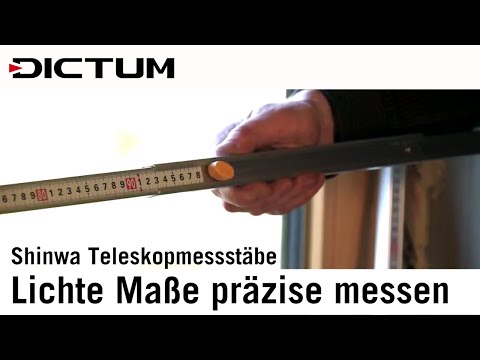 Lichte Maße präzise messen - Shinwa Teleskopmessstäbe - DICTUM Infotorial