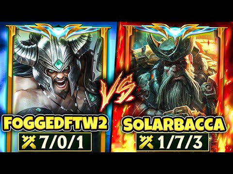 Rank 1 Tryndamere vs 10,000,000 Mastery Gangplank (Ft. Solarbacca in Challenger)