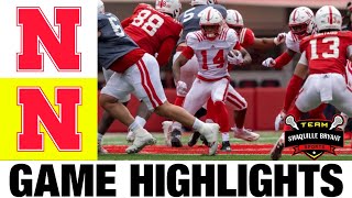 Team Red vs Team White Highlights | 2024 Nebraska Football Spring Game