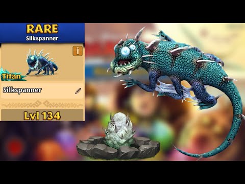Silkspanner Max Level 134 Titan Mode - Dragons:Rise of Berk