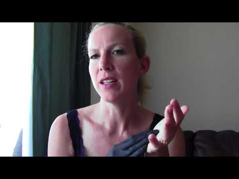 Grace's top pick for sugaring glove when using the paste method.