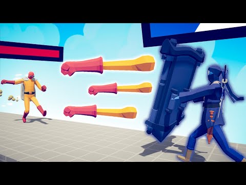 NINJA MIRROR SHIELD vs EVERY GOD - TABS | Totally Accurate Battle Simulator 2023