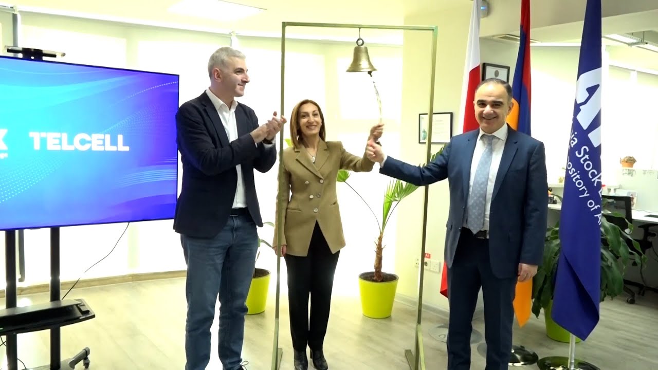 Telcell բաժնետոմսերը ցուցակվել են Հայաստանի ֆոնդային բորսայում