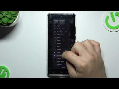 The selection of the melody in the alarm clock Motorola Edge 30 ultra | alarm tones