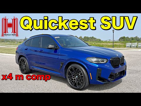 2024 BMW x4 m competition is the Quickest Crossover :All Specs Test Drive