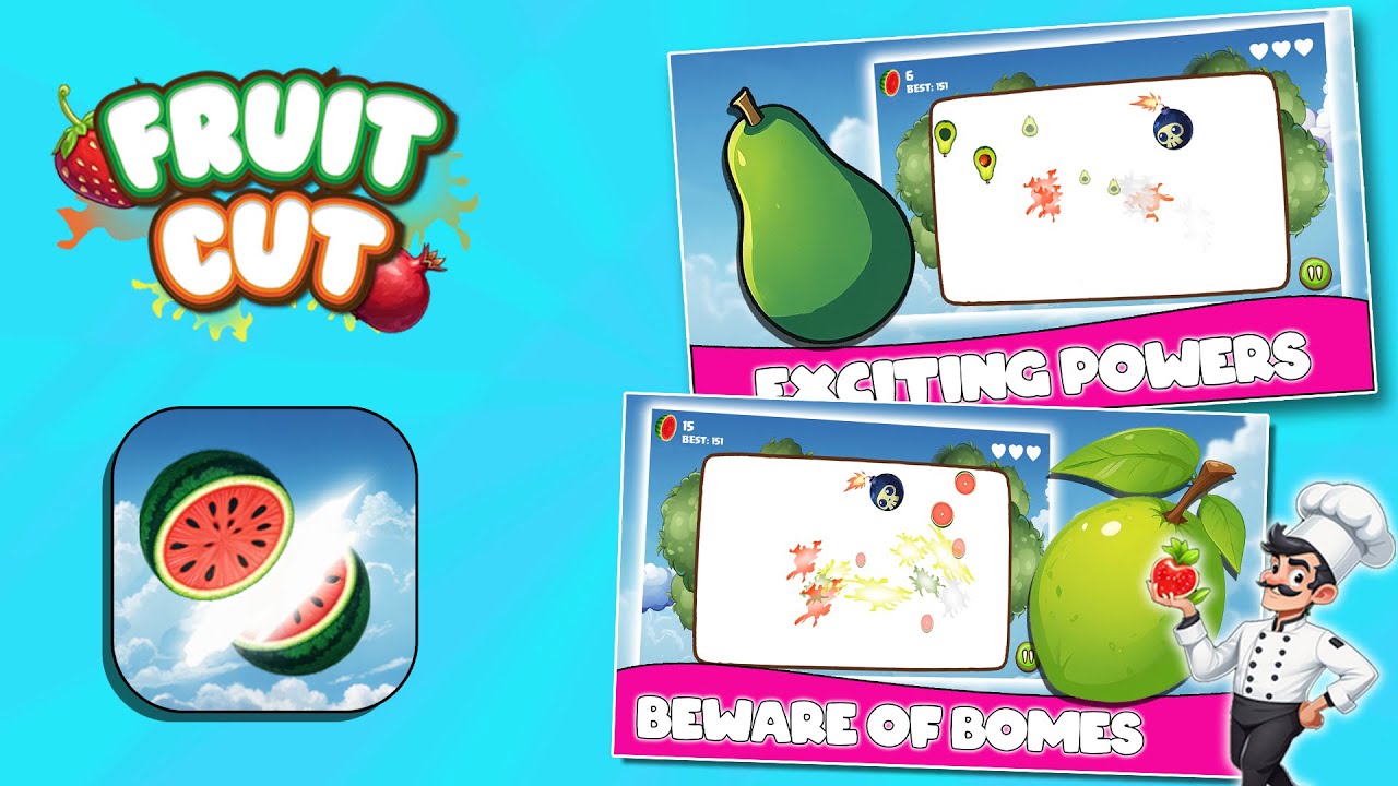 Fruit Cut || Gameplay Video || #2dgames #2dgameplay