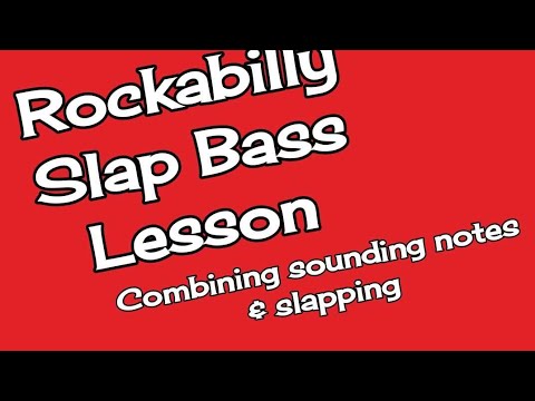 ROCKABILLY Slap BASS Variations. Not so easy to play!