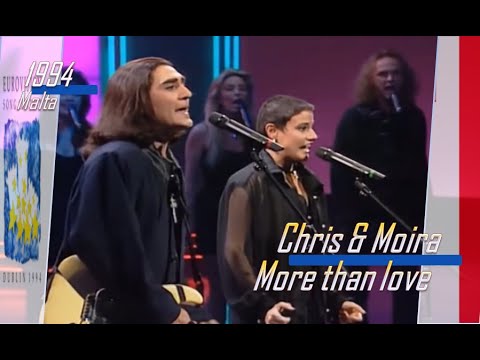 eurovision 1994 Malta 🇲🇹 Chris & Moira - More than love ᴴᴰ